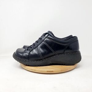 Dr Martens Shoes Womens 8 Bailey Black Oxford Punk Goth Chunky Academia